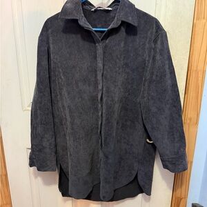 Zara Oversized Corduroy Button Down